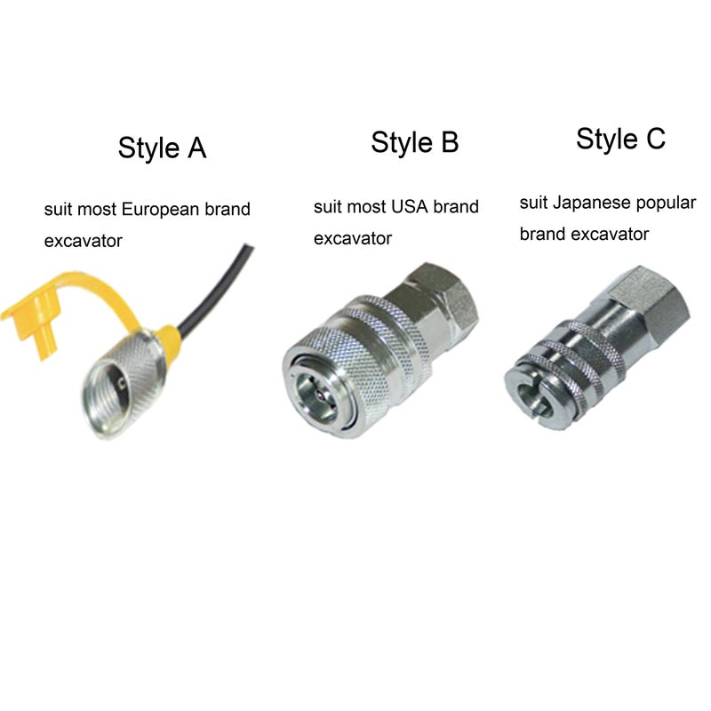 XZT 60M Hydraulic Pressure gauges Set,Test Hose,Hydraulic Pressure Test Coupling Kit,Hydraulic Repair Tools for USA,European,Japanese Brand Excavator Construction Machinery - Image 3